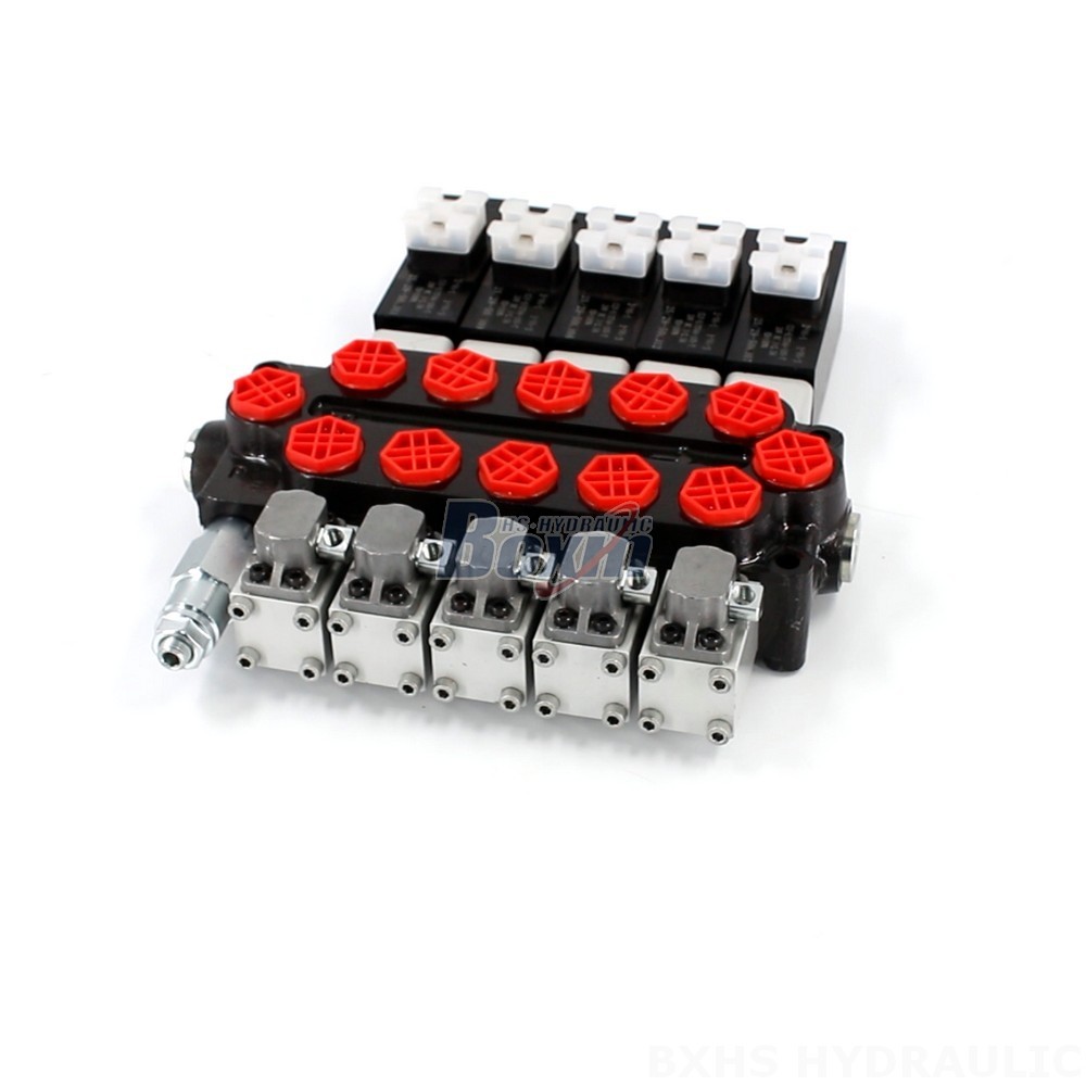Hydraulic Q45 5 Spool Monoblock Directional Control Valve main image